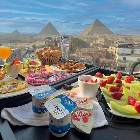 Steps In Pyramids View Hotel Kafret el-Gabal Exterior foto