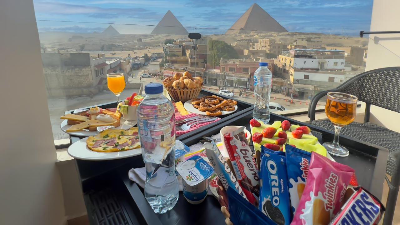Steps In Pyramids View Hotel Kafret el-Gabal Exterior foto